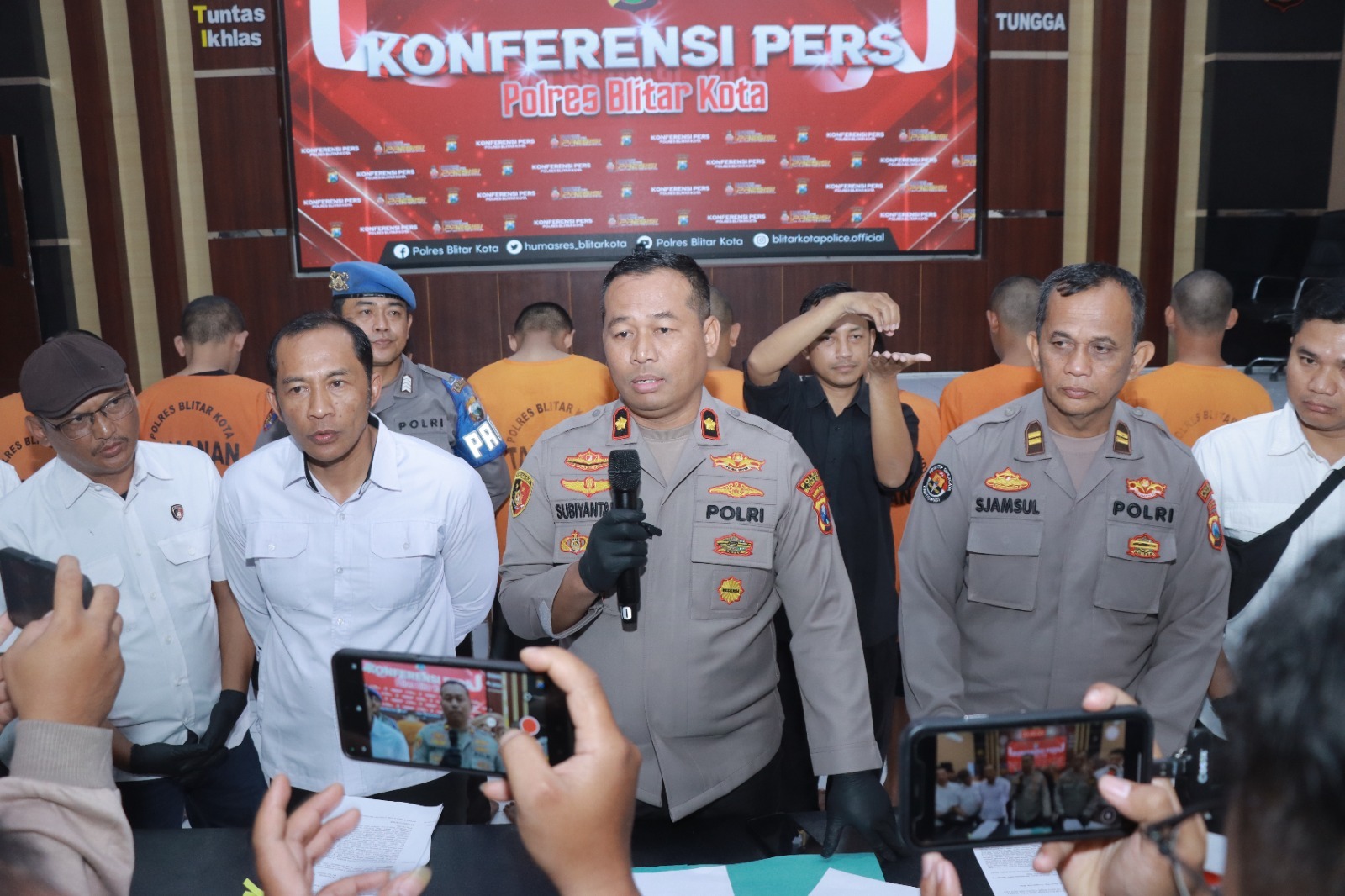 Sikat Premanisme! Polres Blitar Kota Ungkap 12 Kasus dalam Operasi Pekat II Semeru 2025