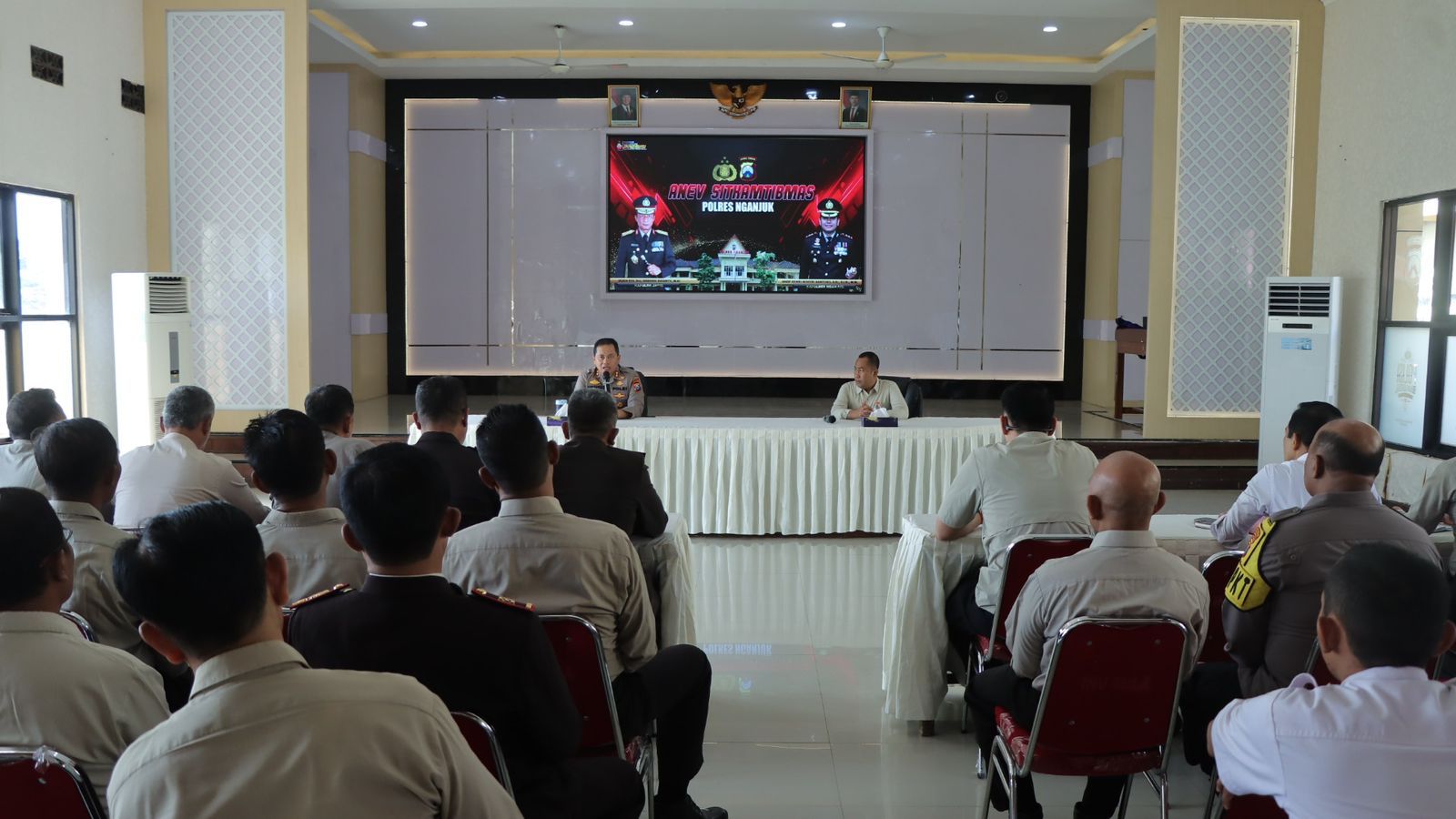Anev Mei 2025: Kapolres Nganjuk Soroti CCTV dan Percepatan Penyelesaian Kasus
