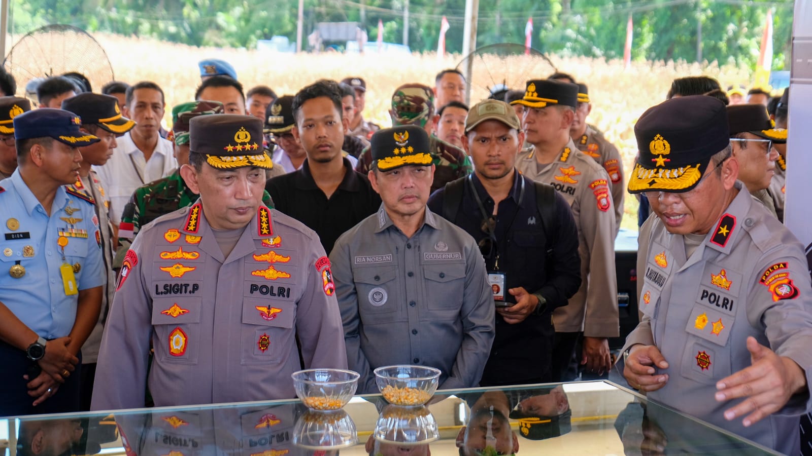 Jelang Panen Raya Jagung, Kapolri Turun Langsung Cek Lokasi ke Kalbar