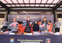 Sempat Viral di Medsos, Empat Wanita Komplotan Pencurian di Swalayan Dibekuk Polres Kediri Kota