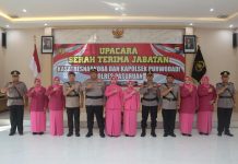 Dua Pejabat Tinggi di Lingkungan Polres Pasuruan Berganti