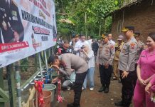 Hari Bhayangkara ke – 79 Polres Jember Beri Bantuan Tandon Air Warga Kecamatan Sumberjambe