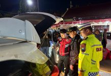Operasi Cipta Kondisi, Polres Kediri Kota Tilang 111 Pelanggar di Jalan Brawijaya