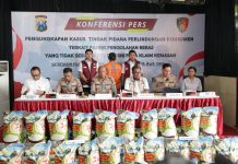 Polisi Berhasil Ungkap Beras Oplosan Sehari Produksi 14 Ton Pemilik Pabrik di Sidoarjo Jadi Tersangka