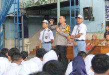 Cegah kenakalan Remaja, Kapolres Kediri Kota beri pesan penting ke Pelajar SMK PGRI 1 Kediri