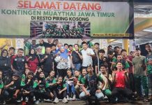 Prestasi Luar Biasa Atlit Muaythai Jawa Timur Berlenggang Menjadi Juara Umum Di Kejurnas Muaythai NTB