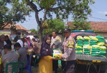Polres Madiun Kota Salurkan 4 Ton Beras SPHP untuk 4 Desa