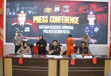 Polres Kediri Kota Amankan Lima Tersangka Pengeroyokan 2 Diantaranya ABH