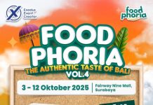 Food Foria,pesta kuliner ala Bali telah hadir di Fairway Ninemall Surabaya 03-12 Oktober 2025