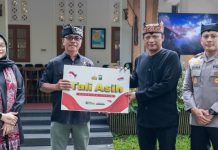 Kapolda Jatim Berikan Tali Asih untuk Pelestarian Seni dan Budaya Banyuwangi