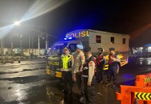 Polres Kediri Kota Gelar Patroli Skala Besar Jelang Natal dan Tahun Baru