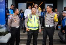 Kapolri dan Menhub Tinjau Kesiapan Pengamanan Nataru di JMTC Bekasi