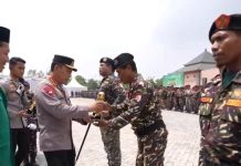 Kapolri Pimpin Apel Kebangsaan, Lepas Ribuan Kader Banser Amankan Nataru