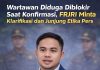 Wartawan Diduga Diblokir Saat Konfirmasi, FRJRI Minta Klarifikasi dan Junjung Etika Pers