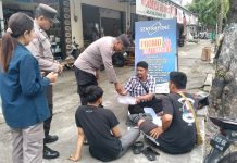 Antisipasi Uang Palsu, Polres Kediri Cek Jasa Penukaran Uang di Kawasan Pare