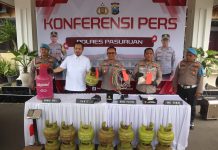 Gas Subsidi Disulap Jadi 12 Kg, Dua Tersangka Diciduk Polres Pasuruan
