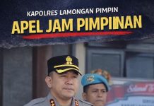 Kapolres Lamongan Sampaikan Arahan dalam Apel Jam Pimpinan, Tekankan Pelayanan dan Respons terhadap Kritik