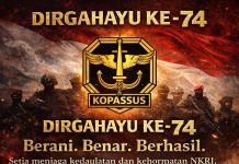 HUT ke-74 Kopassus, Semangat “Berani, Benar, Berhasil” Terus Menjaga NKRI