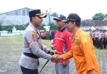 Polres Ngawi Perkuat Jaga Kondusifitas Wilayah dengan Sabuk Kamtibmas