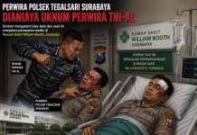 Tindak Lanjuti Laporan 110, Kanit Samapta Polsek Tegalsari Dihajar Oknum Perwira TNI-AL