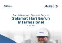 Pimpinan Perum Bulog Kediri Harison Ucapkan Selamat Hari Buruh Internasional 2026
