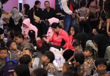 Polres Kediri Kota Gelar Wayang Karton Sarana Edukasi di HKGB ke-74 Tahun 2026
