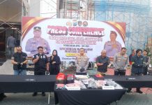 Polrestabes Surabaya Sikat Habis Kejahatan Jalanan, 163 Kasus Terungkap dan 192 Pelaku Diamankan