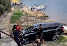 Detik detik Toyota Calya Terjun ke Telaga Sarangan, Polisi Ungkap Kronologinya