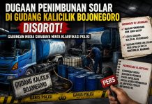 Gabungan Media Surabaya Minta Klarifikasi Polisi Soal Dugaan Penimbunan Solar di Gudang Kalicilik Bojonegoro