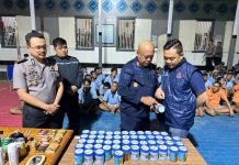 Razia Gabungan Digelar di Rutan Situbondo, Puluhan Warga Binaan Jalani Tes Urine
