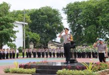 PIMPIN UPACARA HARI SUMPAH PEMUDA KE-98, KAPOLRESTA SUMENEP TEKANKAN SEMANGAT NASIONALISME DAN PERSATUAN