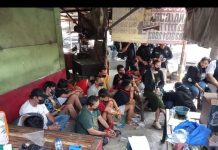 Polda Jatim Bersama BNN Gerebek Kawasan Jalan Kunti Surabaya, Sejumlah Orang Diamankan