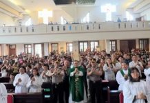 Kapolres Pasuruan Gelar Minggu Kasih di Gereja Santa Theresia, Perkuat Toleransi dan Kerukunan